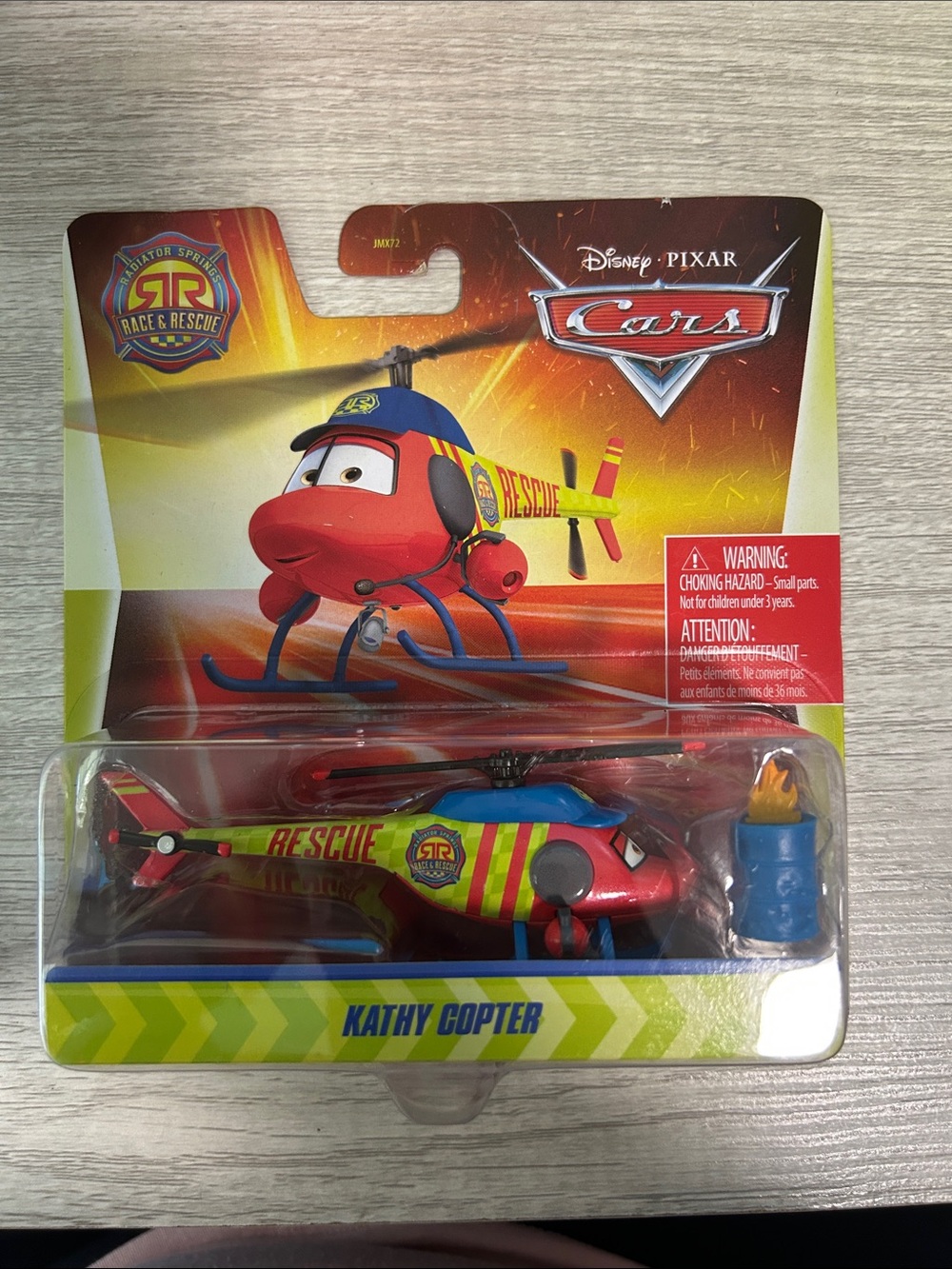 Disney Kathy Copter Rescue Helicopter Toy - Red, Yellow & Blue